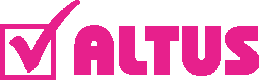 The brand logo of the Altus