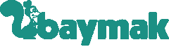 The brand logo of the Baymak